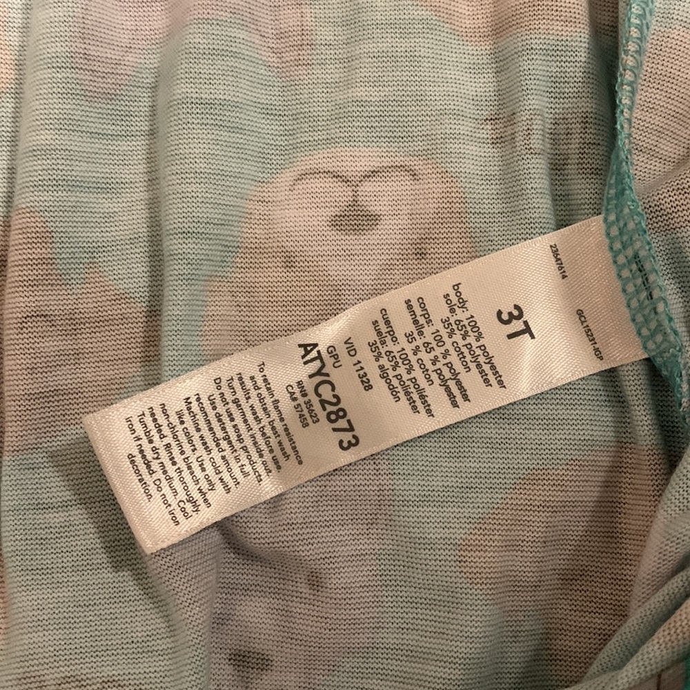 Boys size 3T zip up sleepers - 2 pack dragon and puppy dog themed! - Picture 5 of 6
